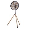 Ανεμιστήρας Ορθοστάτης PRSF-80580 Primo 18'' 45εκ. Μεταλλικός Με Ξύλινο Τρίποδο Μαύρος