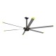 Ανεμιστήρας Οροφής HVLS-D4AAA55 Primo Boreas III Βιομηχανικός 1000W 2200V AC Φτερά 6X5,5 Μέτρα