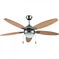Ανεμιστήρας Οροφής 52'' 130CM CF52H-5C1L Primo Οξιά 1Φως 5Φτερά