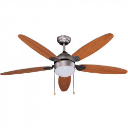 Ανεμιστήρας Οροφής 52'' 130CM PRCF-80281 Primo Καφέ 1Φως 5Φτερά