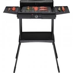 Μπάρμπεκιου PRBQ-40278 Primo Με σταντ 2400W Με πλαϊνά ράφια + κάλυμμα αέρα 41X26εκ. Μαύρο