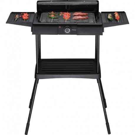 Μπάρμπεκιου PRBQ-40278 Primo Με σταντ 2400W Με πλαϊνά ράφια + κάλυμμα αέρα 41X26εκ. Μαύρο