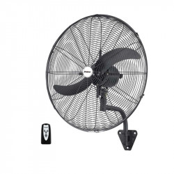 Ανεμιστήρας Τοίχου 20" 50CM PRWF-80430 Primo Βιομηχανικός Μαύρος Με Τηλεχειριστήριο 140W