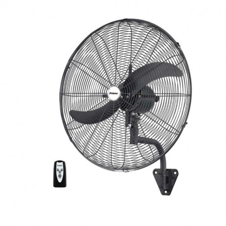 Ανεμιστήρας Τοίχου 20" 50CM PRWF-80430 Primo Βιομηχανικός Μαύρος Με Τηλεχειριστήριο 140W
