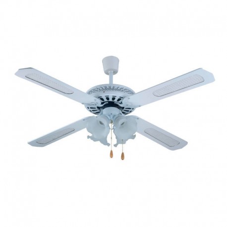Ανεμιστήρας Οροφής PRCF-80278 Primo 52'' 130εκ. 4Φώτα 4Φτερά Λευκός