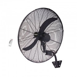 Ανεμιστήρας Τοίχου PRWF-80512 Primo 30'' 75εκ. Βιομηχανικός 240W Με Τηλεχειριστήριο Μαύρος