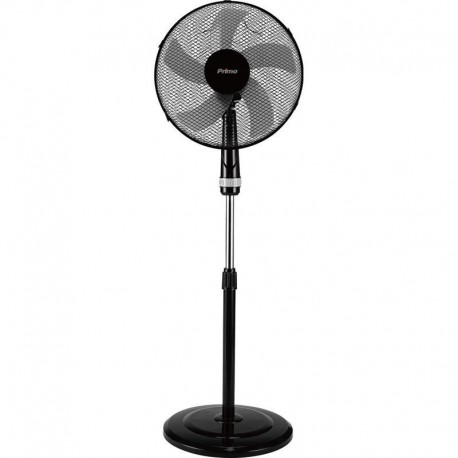 Ανεμιστήρας Ορθοστάτης 16'' 40CM PRSF-80448 Primo Μαύρος-Γκρι 5Φτερά 50W
