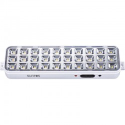 Φωτιστικό Ασφαλείας LT-9830K Sunfos 30Led Μπαταρία λιθίου 3.7V – 1200mAh Λευκό