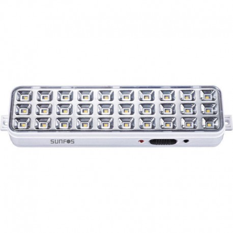 Φωτιστικό Ασφαλείας LT-9830K Sunfos 30Led Μπαταρία λιθίου 3.7V – 1200mAh Λευκό
