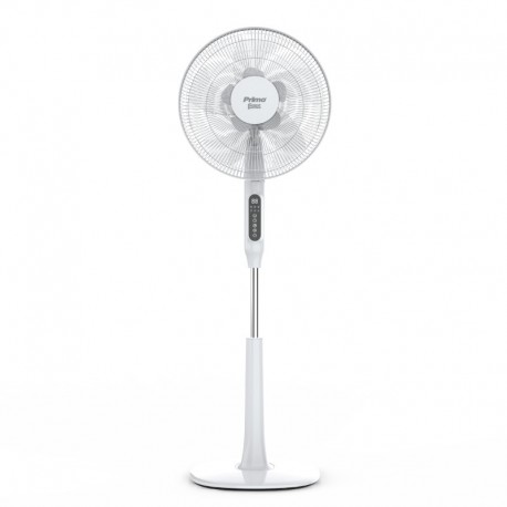 Ανεμιστήρας Ορθοστάτης PRSF-80614D Primo 16'' 40εκ. Με Τηλεχειριστήριο και DC μοτέρ Λευκός