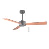 Ανεμιστήρας Οροφής 52'' 130CM PRCF-80619 Primo Γκρι-Καφέ 3Φτερά Με Τηλεχειριστήριο