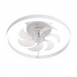 Ανεμιστήρας Οροφής PRCF-80609 Primo 52'' 130εκ. Με Τηλεχειριστήριο 1Φως LED 3Φτερά Καφέ-Inox