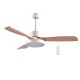 Ανεμιστήρας Οροφής PRCF-80616 Primo 52'' 130εκ. Με Τηλεχειριστήριο 1Φως LED 3Φτερά Λευκός μς ξύλινα φτερά