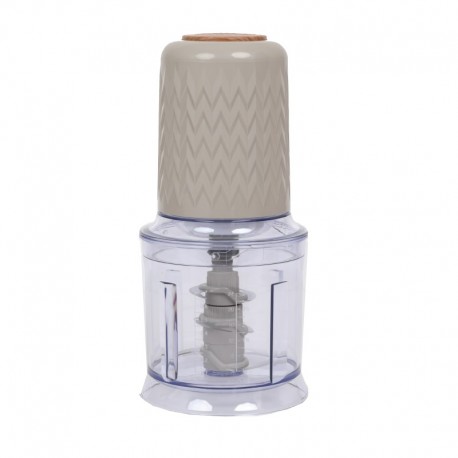 Πολυκόπτης PRFC-40448 Primo 3πλό Mαχαίρι 500W 700ml Γκρι-Wooden